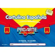 SET CARTULINA ESPAÑOLA