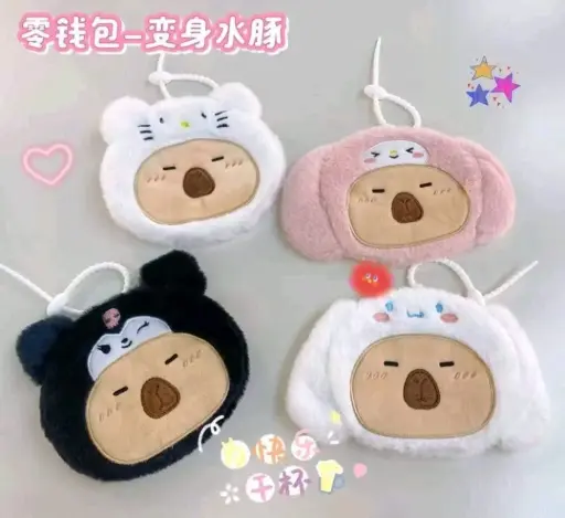 MONEDEROS PELUCHES 